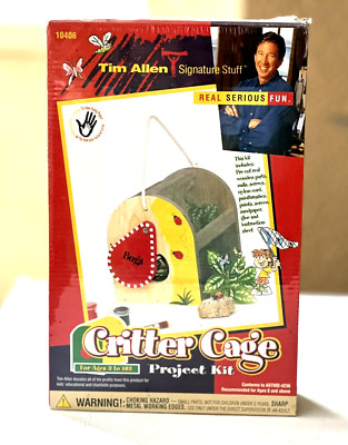 Tim Allen Signature Stuff Critter Cage Project Kit,   Crafts, Bugs - Brand New