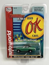 Chevrolet Yenko Nova SS 1969 Grn Thunderjet Ultra G Slot Car Auto World SC377-2