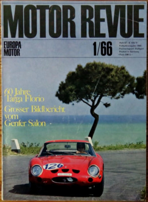 Motor Revue Heft 57, 1/66 Chaparral, Ferrari 330 G,Genfer Salon 66, Targa Florio
