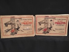 Erector A. C. Gilbert Company How To Make Em Book Manual lot of 2 1934, 1938