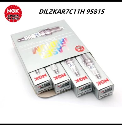 Honda LIFE Fit 4Pcs NGK DILZKAR7C11H 95815 Iridium Platinum Spark