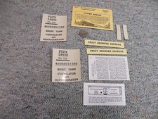 Champ decals O Gauge R-37 Fruit Growers Express freight refrigerator   H132