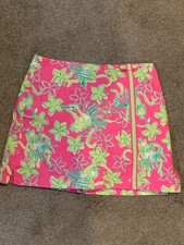VINTAGE LILLY PULITZER CHILDS SKORT SIZE 14 - "ROCK A HULA" RARE MONKEY PATTERN 