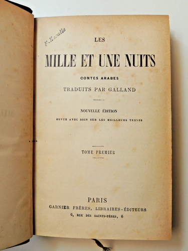 Curiosa. Galland. Les milles et une nuit. Contes Arabes + Aladin & Ali Baba 3/3 - Foto 2 di 5