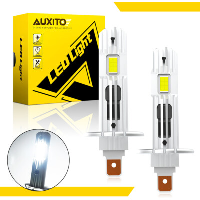 AUXITO Super White H1 LED Headlight Bulb Conversion Kit High Low Beam Lamp 6500K