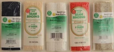 Coats - Stretch Lace Seam Binding Hem Facing - 3/4" w x 6 yd - 6 colors!
