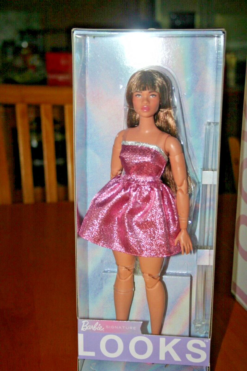 Barbie Looks Doll #24 with Pink Mini Dress Y2K Fashion Doll 2023