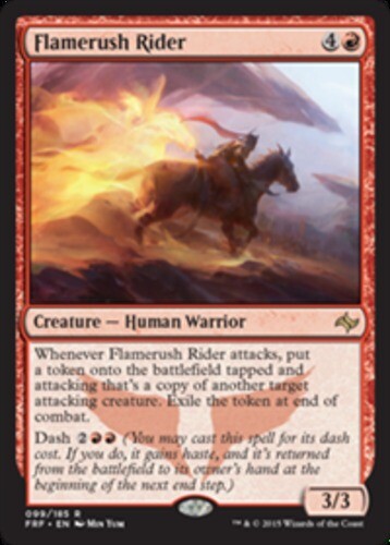 Flamerush Rider NM, English MTG Fate Reforged - Picture 1 of 1
