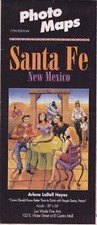 2002 Santa Fe New Mexico Photo Map & Business Guide Brochure