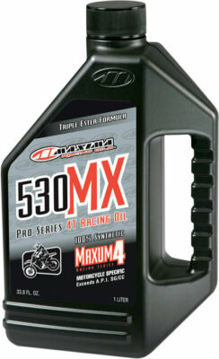 Maxima Racing Oil 530MX 4T Full-Synthetic 4-Stroke Motor Oil | 5W-30 | 1 Liter
