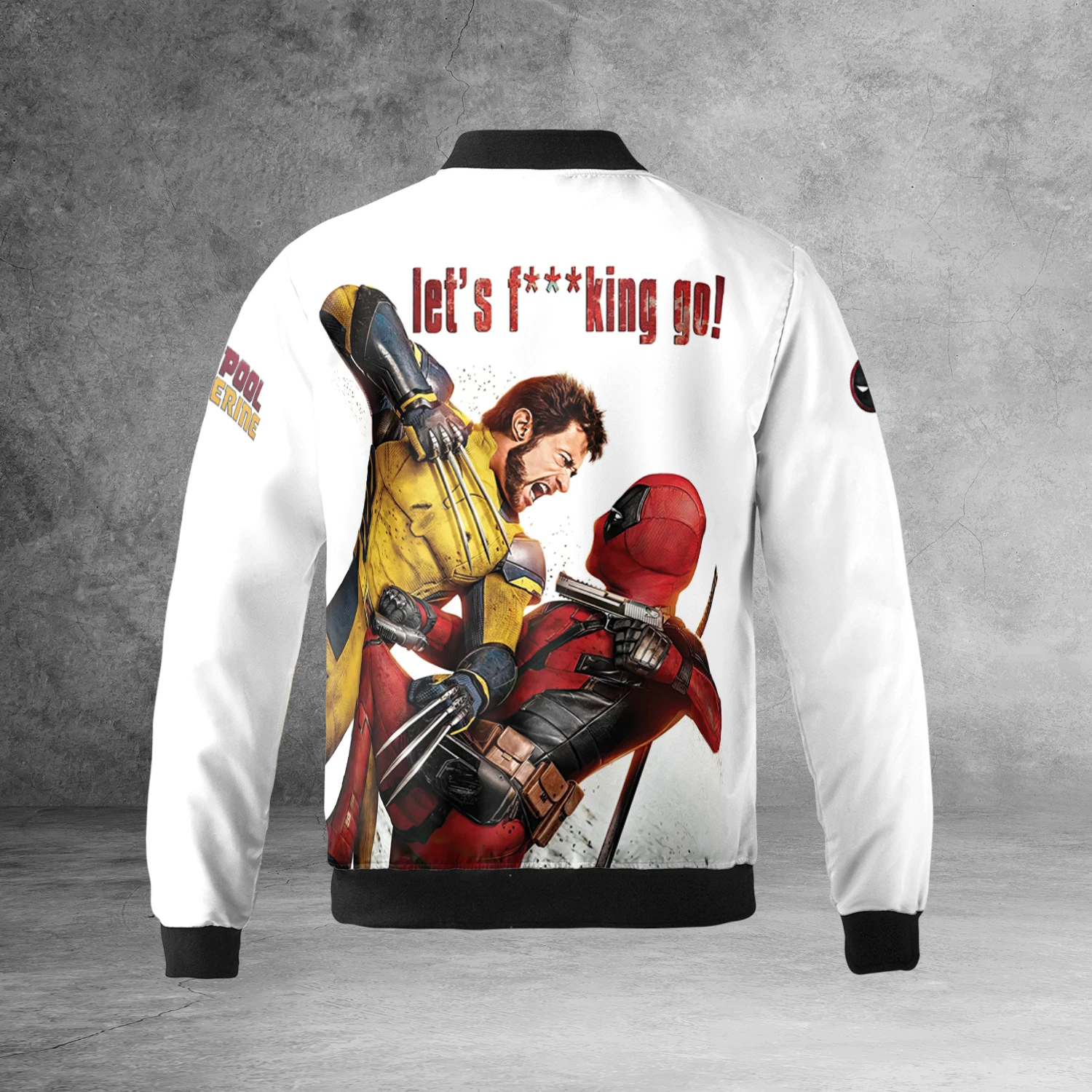 Deadpool And Wolverine Fighting Let's F*cking Go Deadpool 3 Fans Gift Jacket