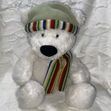 PLUSH POLAR BEAR 12 Stuffed Animal " Bernard" by RUSS