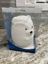LumiPets Bear LED Nursery Kids Night Light Color Changing Touch With Remote NEW