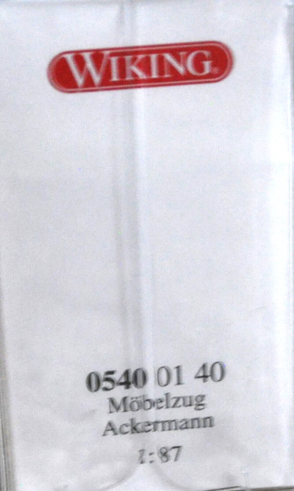 Wiking 0540 01  MB Ackermann Moving Van w/Trailer ("Schenker") -  NEW w/BOX - Image 4 of 4