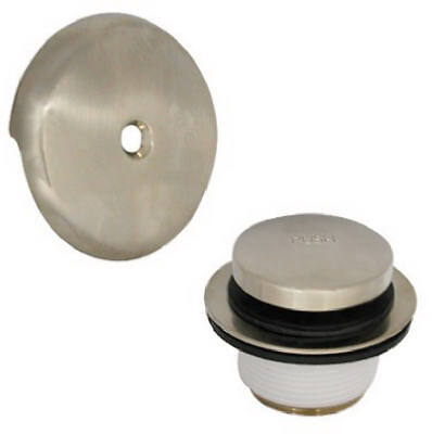 Danco 89237 Bath Drain Kit With Touch Toe Stopper, Brushed Nickel - Quantity 1