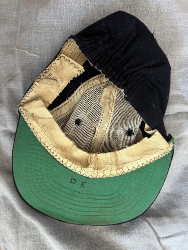 Antique 1920s 30s MacGregor Denim Yankees Youth Baseball Jersey & Hat Uniform - Picture 9 of 10