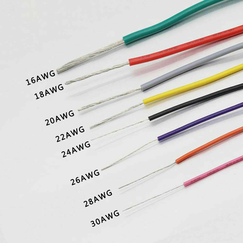 Stranded UL1007 18AWG 20AWG 22AWG 24AWG 26AWG 300V PVC Electric