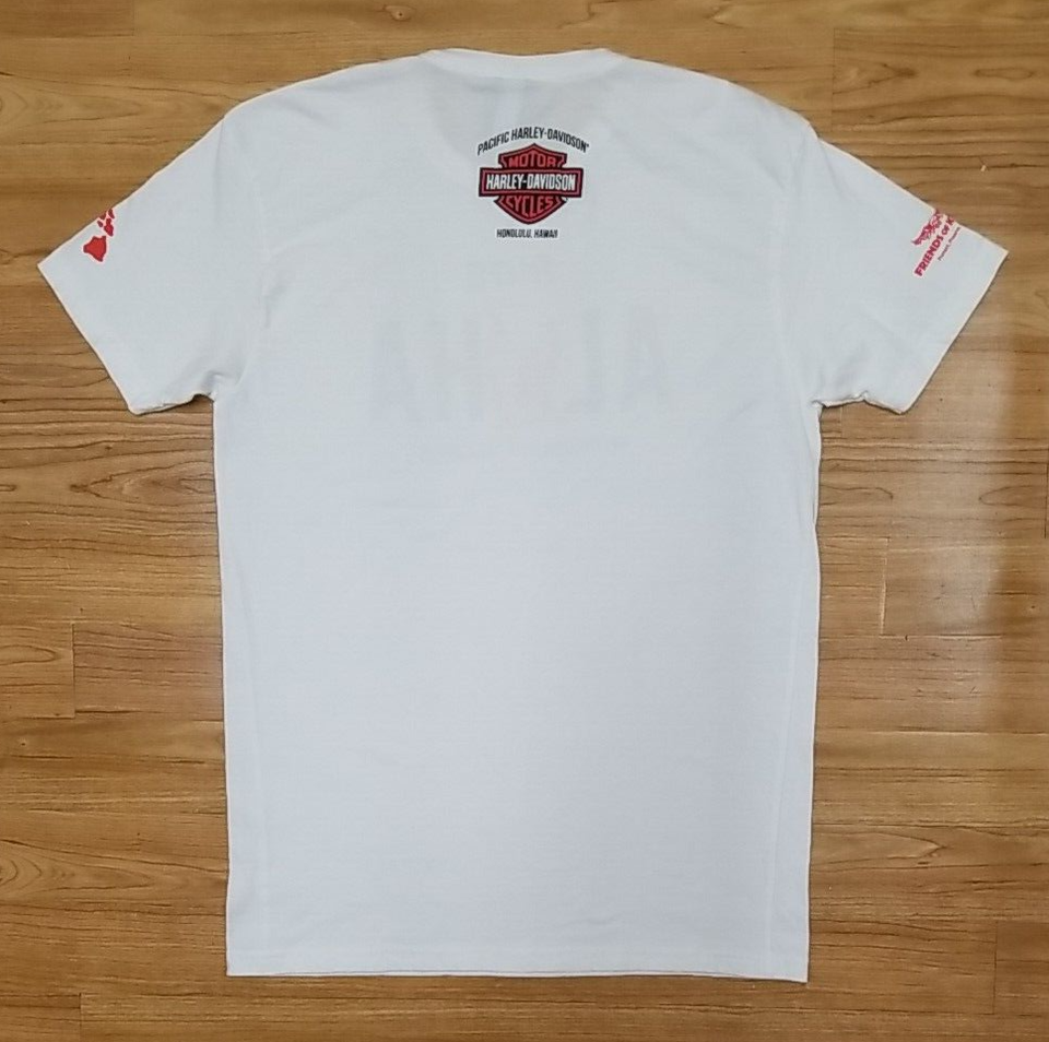 Harley Davidson TShirt Mens M Pacific HD Honolulu Hawaii Ride Aloha