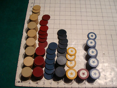 BIG LOT of CLAY Poker Chips, some with STARS