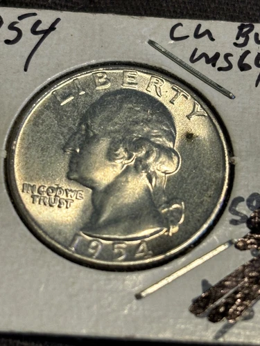 1954 Washington Silver Quarter - Uncirculated