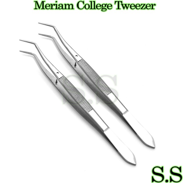 Meriam Dental Cotton Pliers 16cm Surgery Instruments Tweezers (Set Of