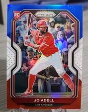 Jo Adell 2021 Panini Prizm Red White & Blue Tier II Rookie #191 Angels RC