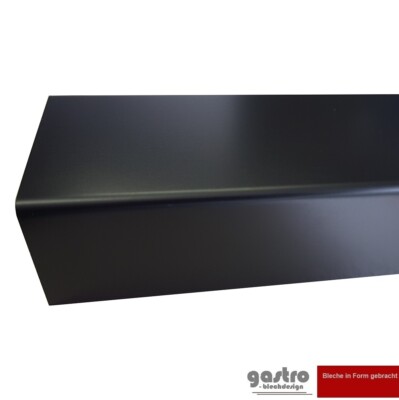 Alu-Winkel 1 Mm – RAL 9005 Tiefschwarz, Kantenschutz & Blechwinkel In Längen 1m, 1,5m, 2m Wählbar (z.B. 35/35x2000 Mm)