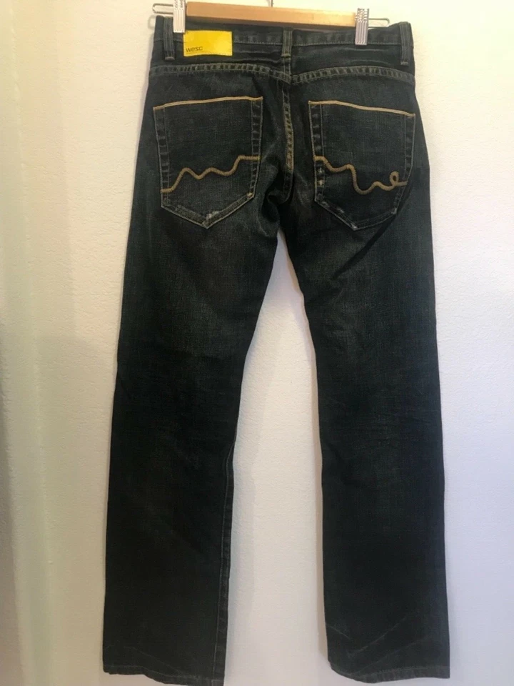 Pantalones de mezclilla para mujer WESC talla 26 ropa de calle vintage Foto 3 de 4