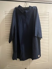 Carhartt Force Collared Scrub Top 2 XL BLUE Modern Fit