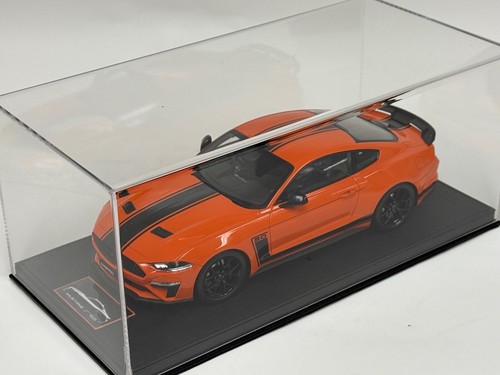 1/18 Authentic Ford Mustang R-Spec 5.0 Orange / Black Stripe Custom AB1161 - Picture 6 of 7