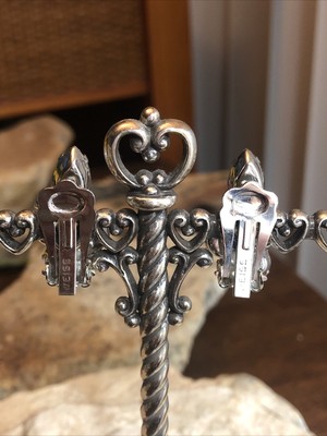 Clearine Ohrstecker Strass Kristall – Marquise Square Design, Klar/silber, Für Damen, Party & Alltag