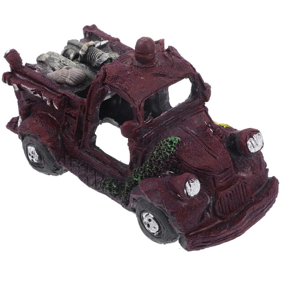 Aquarium Decoration Resin Craft Aquarium Car Decor Resin Fish Tank