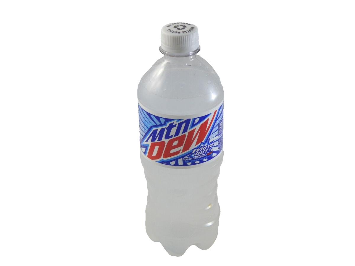 Mountain Dew White Out Full MTN 1-20 oz Bottle Discontinued FREE