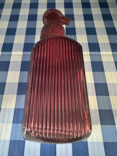 NEW Bath & Body Works Maroon Glass Gentle Foaming Hand Soap Dispenser - Picture 4 of 5