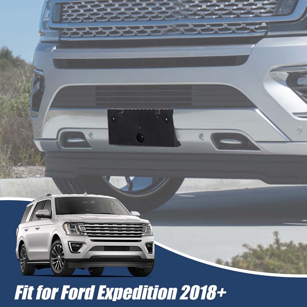 Front Car License Plate Brackets Frame Holder Fit For Ford Expedition 2018 19+ 