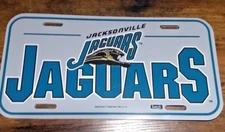 RARE  1990’s "Jacksonville Jaguars" Inaugural Season "Banned Logo" Vanity Plate
