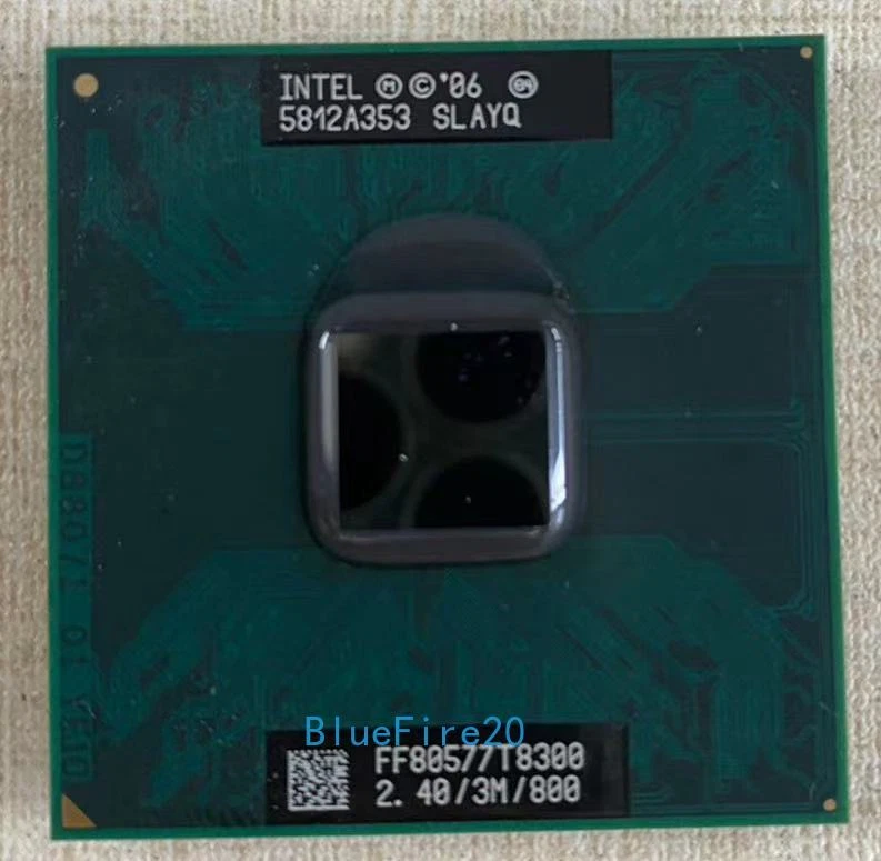 Intel Core 2 Duo Model T8300 SLAYQ 2.4 GHz FF80577GG0563M CPU Processor 800 MHz - Image 4 of 4