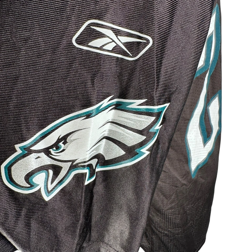 Camiseta deportiva para hombre Reebok Philadelphia Eagles LeSean McCoy Rookie #29 mediana negra rara Foto 4 de 4