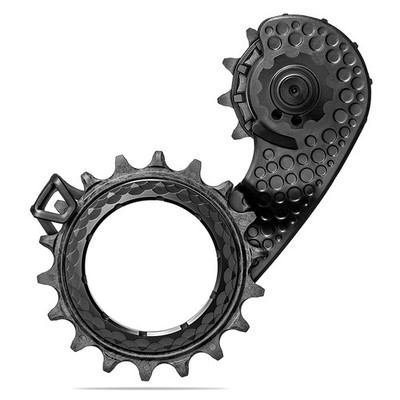 ABSOLUTE BLACK Schaltwerkkäfig HOLLOWCAGE kompatibel mit SHIMANO 8100 CARBON