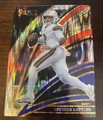 2025 Panini Select Football - Red and Blue Prizm Shock - Pick Your Card