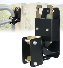2 Way Farm Gate Latch, Heavy-Duty Lockable Fence Latch with Self-Locking Nut,...