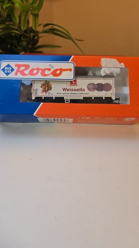 Roco 47262 Gedeckter Güterwagen "Weissella Oblaten" DB H0 DC TOP | Zustand: Neu