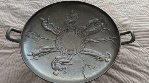 Antique Art Union of London Cast Iron Tazza "Hercules and the Hesperides" 1851 - Bild 2 von 16