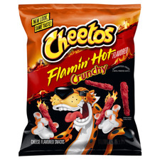 Cheetos Crunchy Flamin Hot, Flamin Hot Lemon , Cheddar Jalapeño