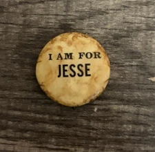 Vintage I Am  For Jesse Campaign Pinback Button