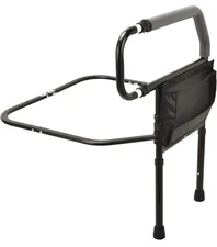 Bed Rail For Elderly Bed Assist Grab Bar Handle with Storage Pocket Safety Bed