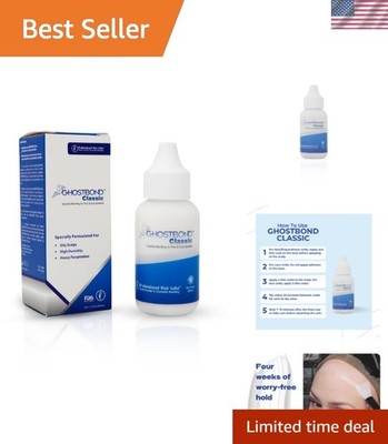 1.3oz GHOSTBOND Classic Wig Glue - Moisture Resistant, Safe for Sensitive Skin