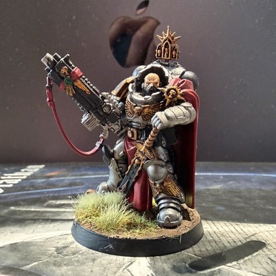 Space Marine Primaris Captain in gravis armour Well Painted Warhammer 40k 