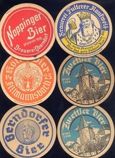 12 alte Bierdeckel Österreich 20
