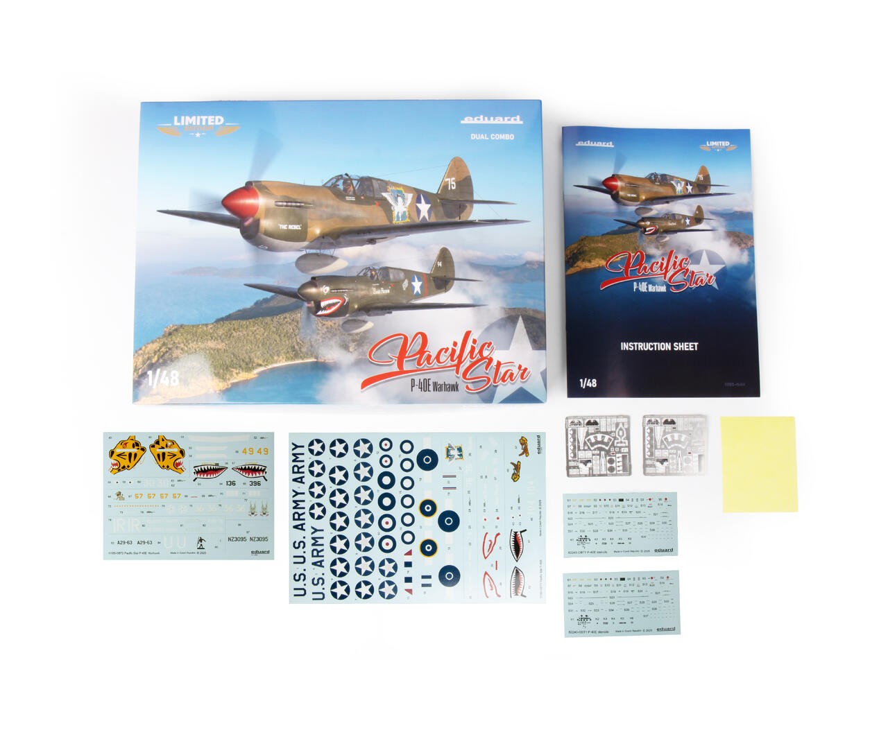 Eduard 1/48 Pacific Star P-40E Warhawk Dual Combo 11185